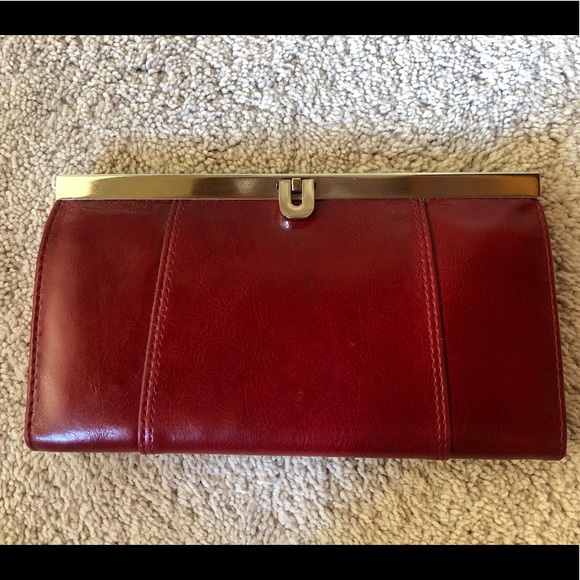 Red Leather Wallet - Picture 1 of 3